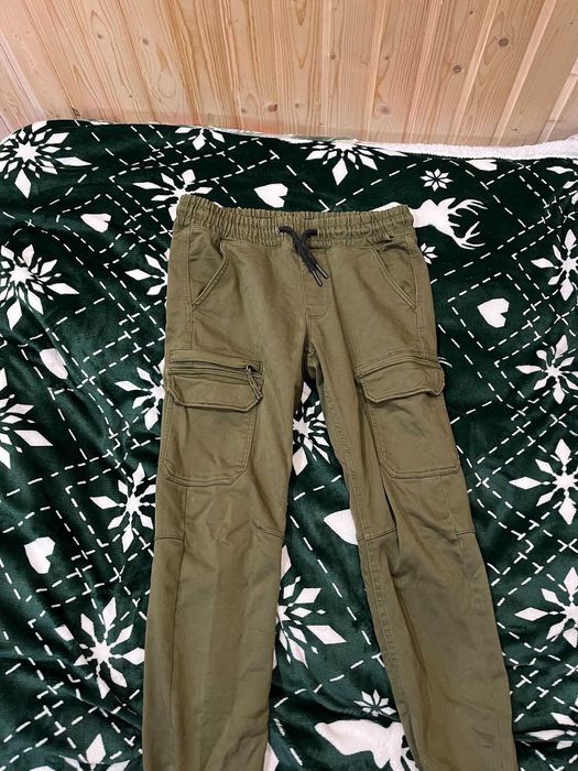 Штани Cropp Slim Fit хакі, розмір 28, стан як новий