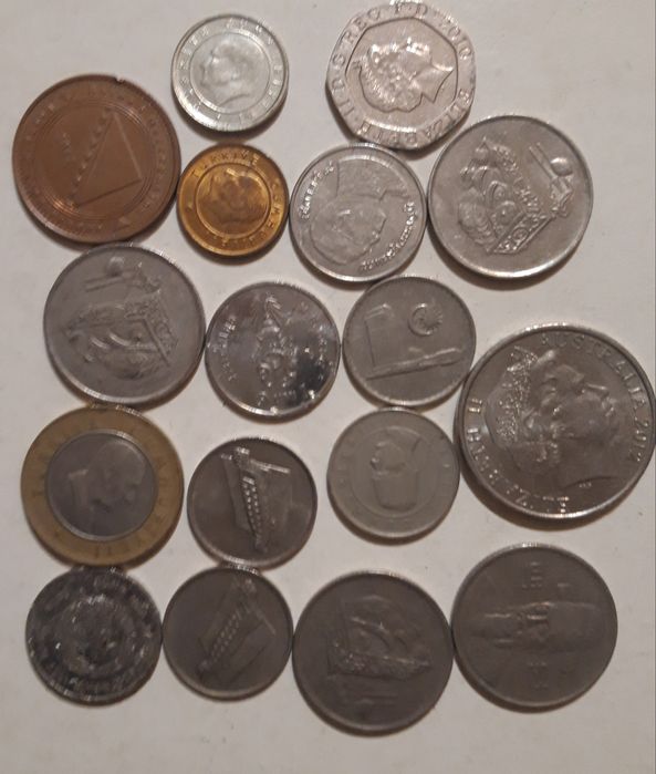 Монеты разных стран мира.