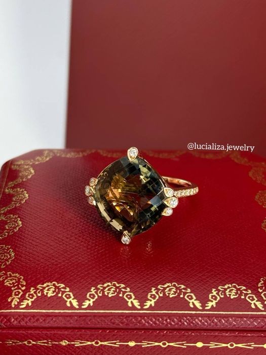 Каблучка Cartier Оригінал Рожеве золото