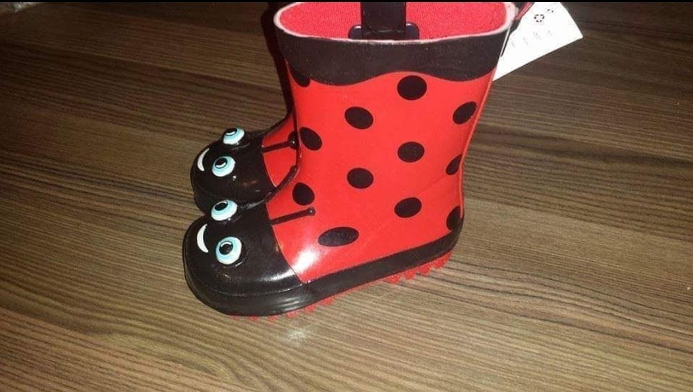 Kalosze biedronki rozm 23 nowe