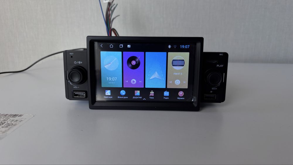 1din андроїд магнітола,2/32,дисплей 5" 800*480