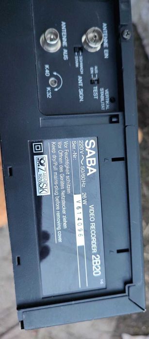 Відеомагнітофон SABA 2B20