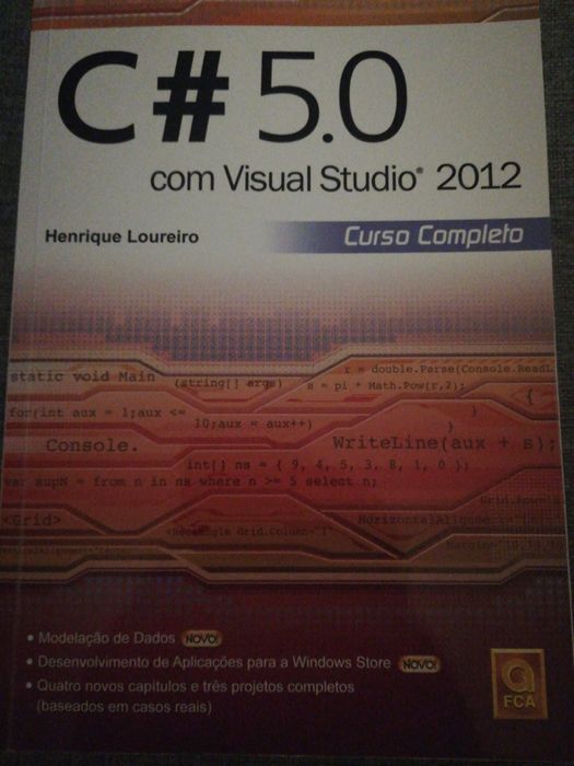 Livro técnico C# 5.0 c/ Visual Studio 201264752242038146120
