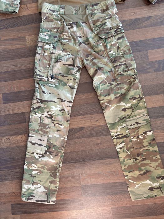Тактичні штани з наколінниками та убакс  helikon-tex, мультикам
