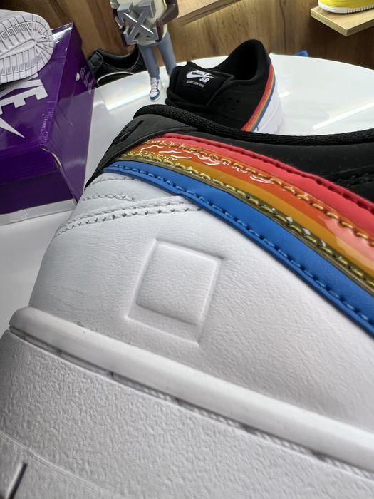 Кросівки Nike Sb Dunk Low “Polaroid” Black / Rainbow