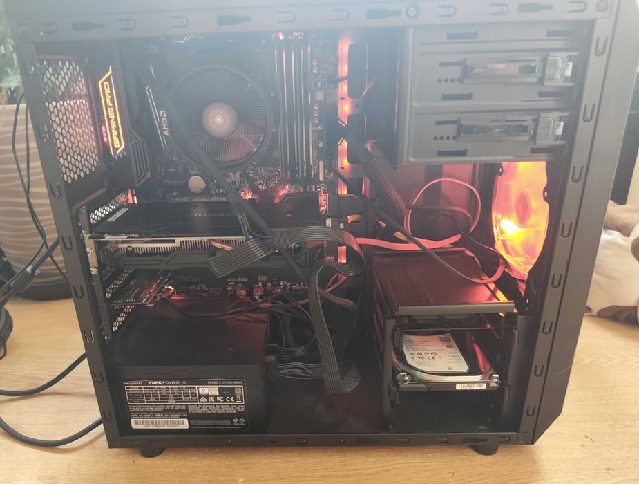 komputer do gier gamingowy Ryzen 5 3500X GeForce GTX  WINDOWS 11 PRO