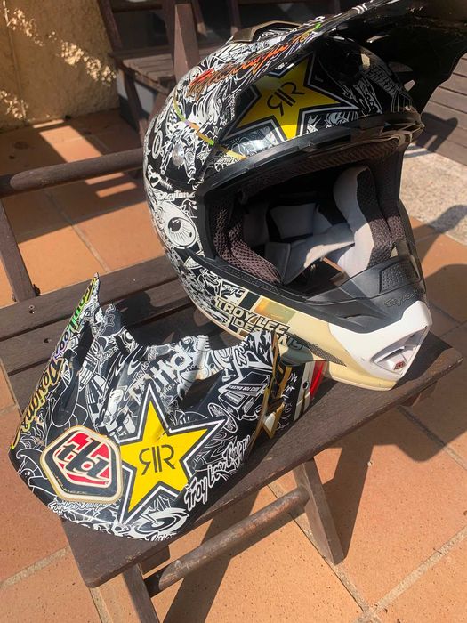 Capacete Troy lee designs History Print
