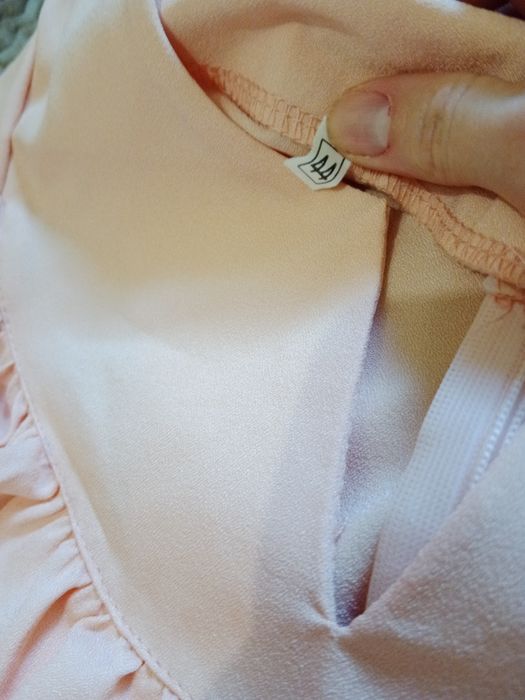 Сукня-міні персикова 44 розмір