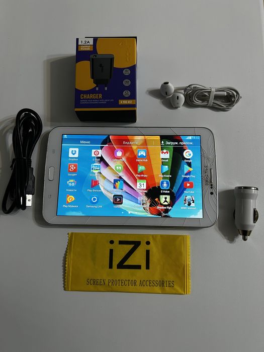 Планшет Samsung Galaxy Tab 3 SM-T211 добрий стан, повністю справний!