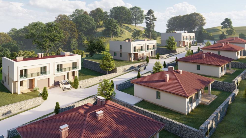 Земельна ділянка з готовим планом котеджного містечка