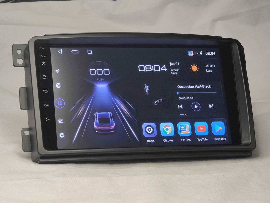 Radio 2 DIN Android para Smart Fortwo - 2GB RAM Smart 2 – 2005 a 2010