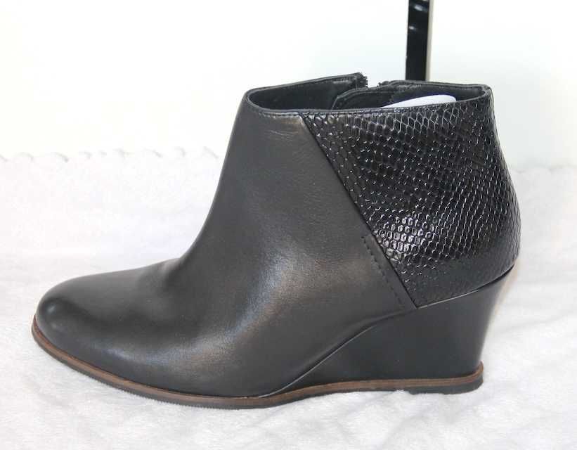 OCHNIK czarne skórzane botki kozaki 39 skóra bydleca  liu jo pinko