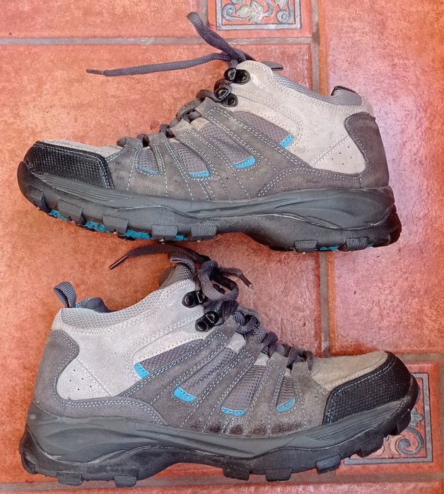 Skórzane buty trekkingowe z kolcami Nordic Grip 38