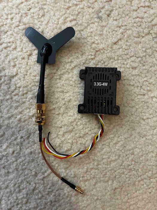 Відеопередавач VTX 3.3G 4W  + VRX FPV VTX 8CH 4000 Mw