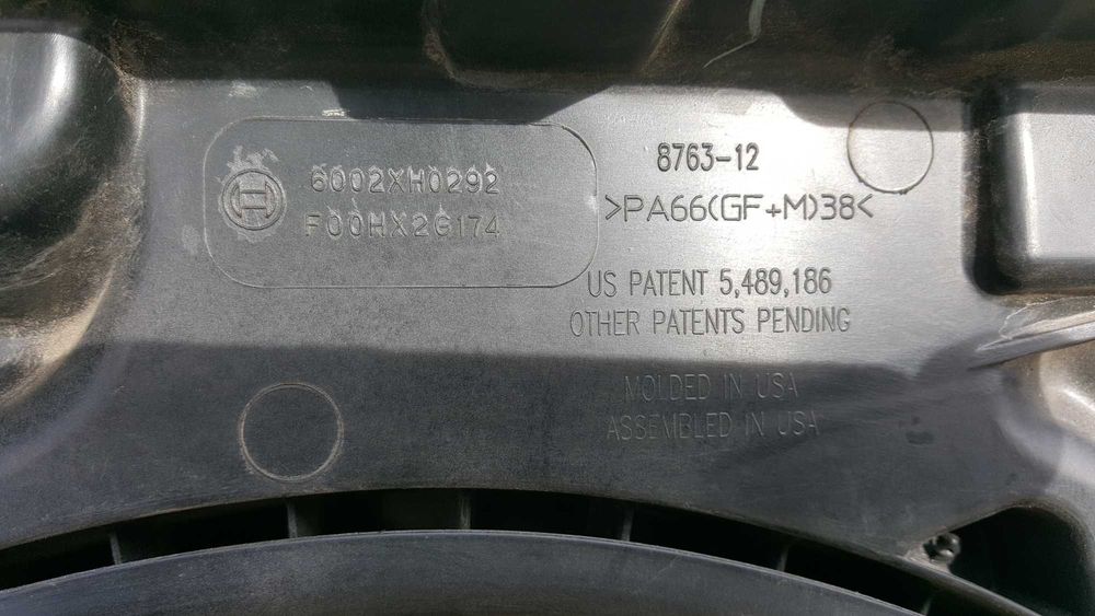 Вентилятор диффузора FORD EXPLORER 11-19 (PA66)