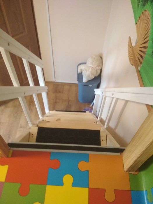 Детский 2-х ярусный уголок из дерева , развлекательный комплекс