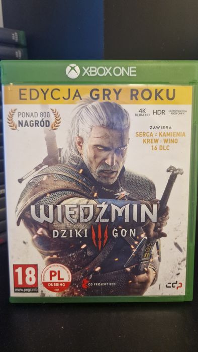 GRA na xbox one WIEDŹMIN DZIKI GON !!!