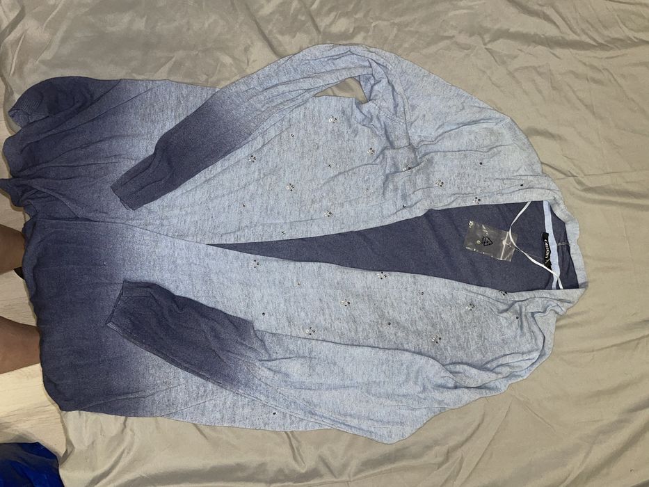 Блуза М, туніка H&M L, кардиган M, кофта M, смугаста кофта S