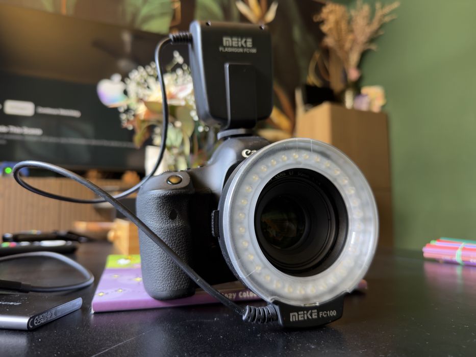 LED ring flash Video/Fotografia