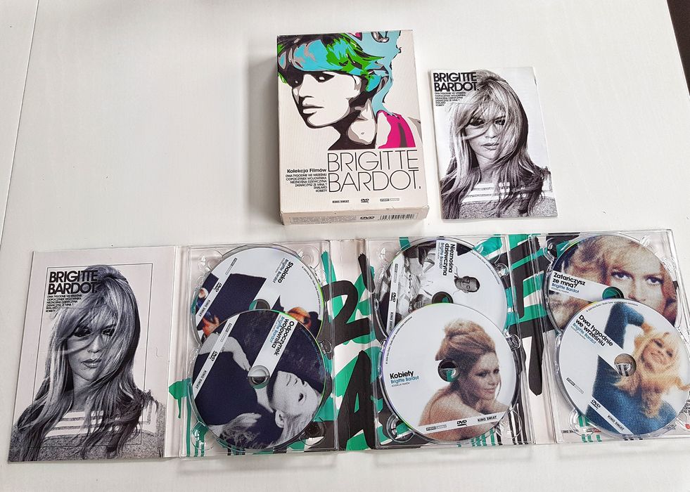 Kolekcja Brigitte Bardot. Książki, filmy, muzyka.
