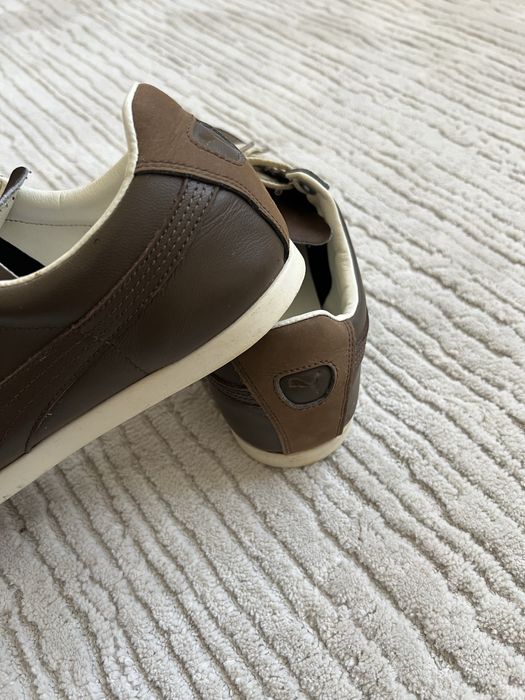 Кеди Puma шоколадного кольору