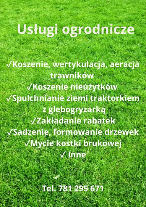 Usługi ogrodnicze