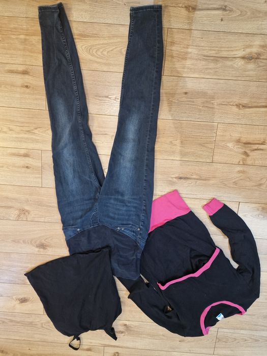 Komlet ubrań ciążowych i do karmienia