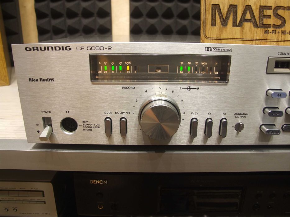 Касетна дека Grundig CF5000-2. Обслужена. Без передплати