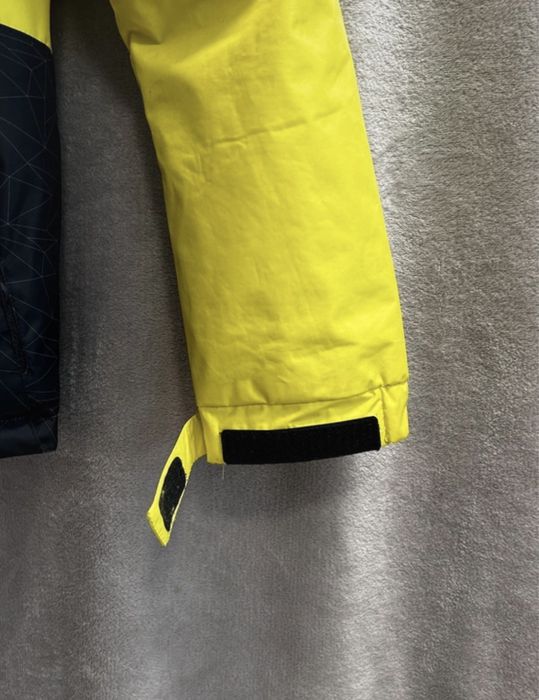 Kurtka narciarska BRUGI czarno-żółta