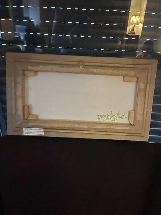 Quadro pintado a mao