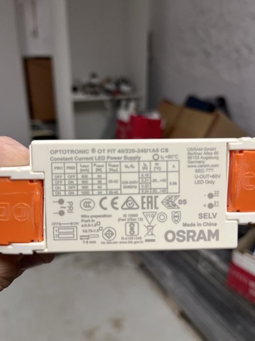 Zasilacz OSRAM Opticronic OT FIT