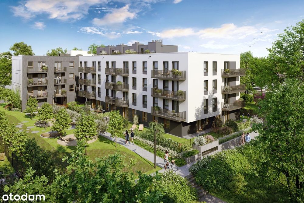 4-pokojowe mieszkanie 68m2 + balkon Bezpośrednio