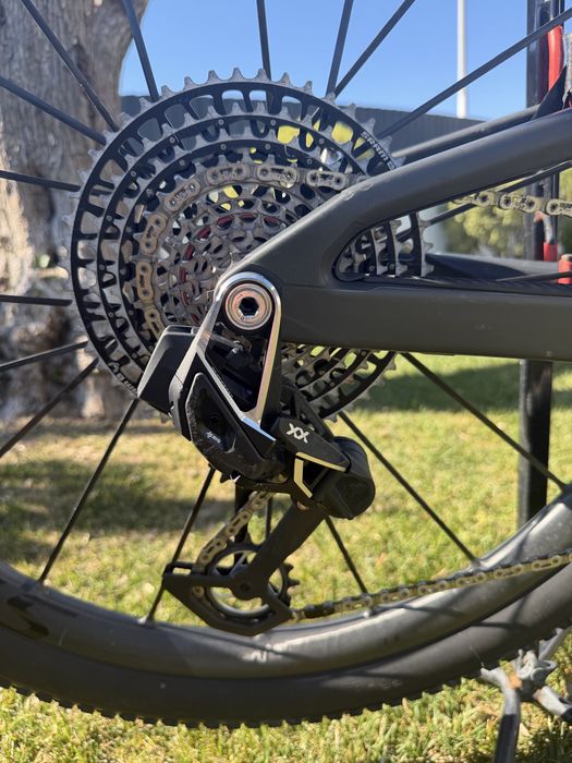 Bicicleta Scott Spark RC SL EVO AXS preto M