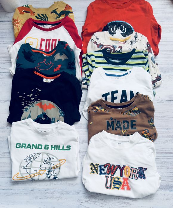 Реглани, лонги, футболки довгий рукав для хлопчика рр 122,128,134