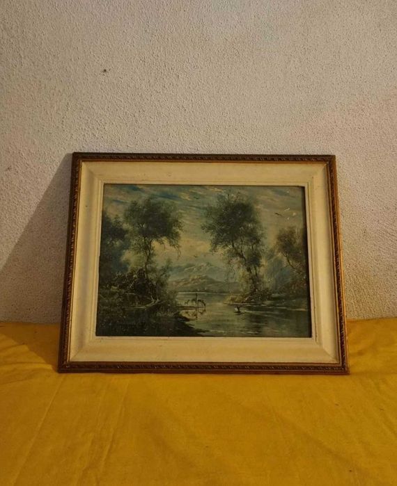 Quadro Antigo medidas nas fotos ver fotos