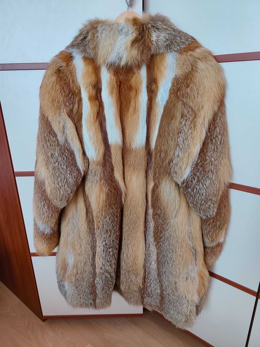 Futro z rudych lisów