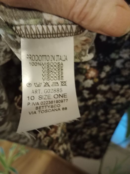 Sukienka wiskoza Italia 120-135Cm