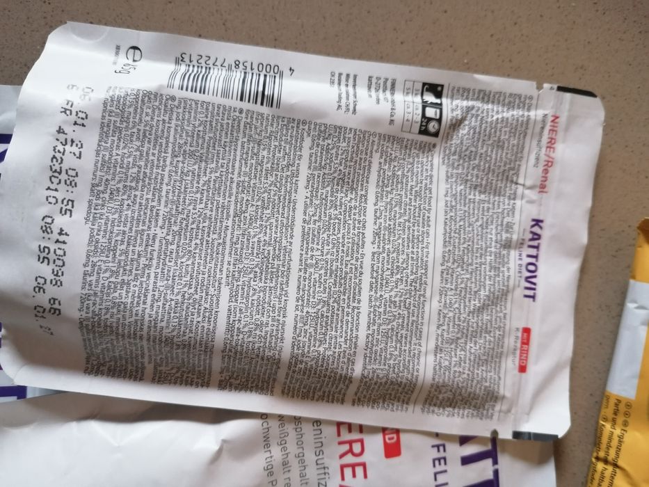 Saszetki Kattovit renal wołowina nerki