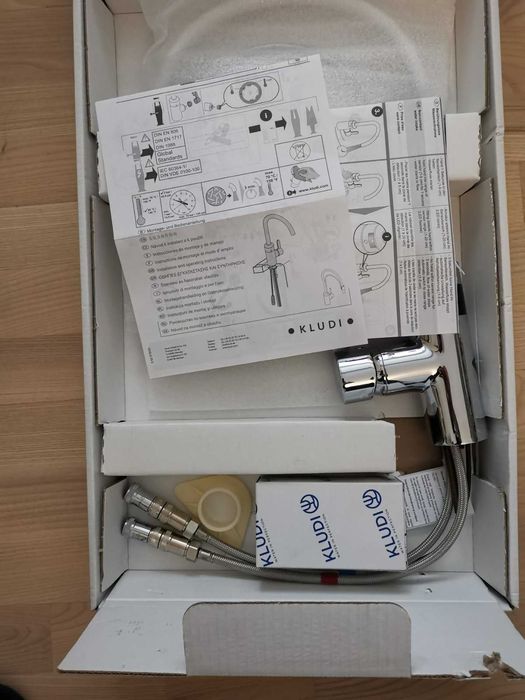 Nowa bateria kuchenna KLUDI E-GO 230V Hybrydowa