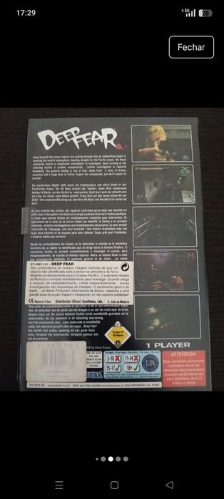 Deep Fear Sega Saturn