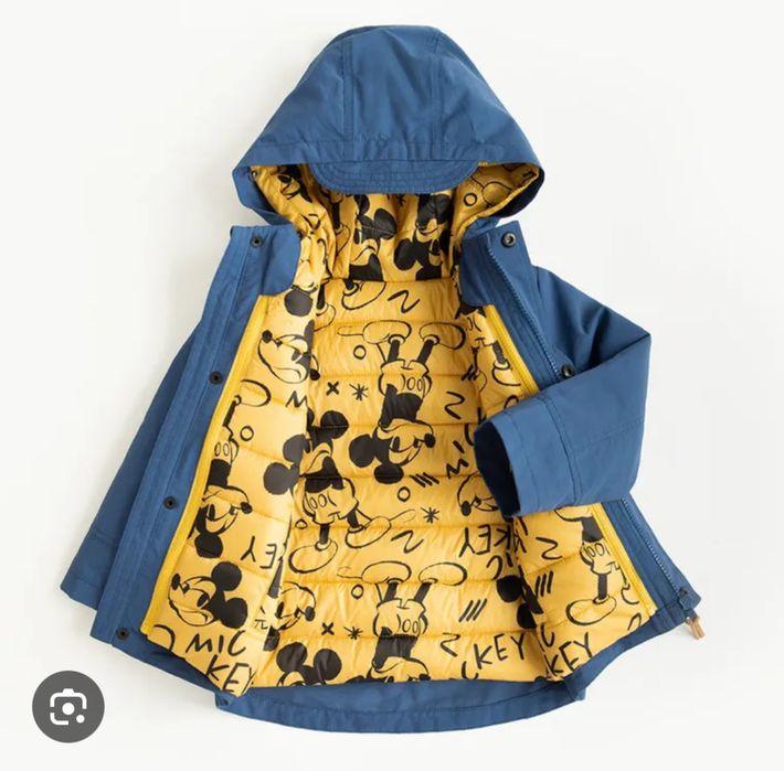 Kurtka 3w1 myszka miki
