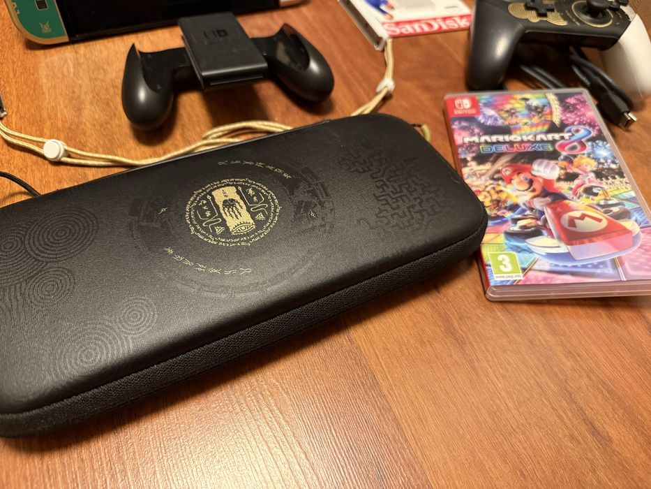 Nintendo SWITCH OLED The Legend of Zelda TOK Edition MEGA zestaw IGŁA