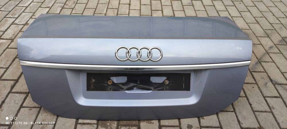 Klapa Bagażnika LY7H Audi A6 C6 Sedan CZĘŚCI BLASK GOŁDAP