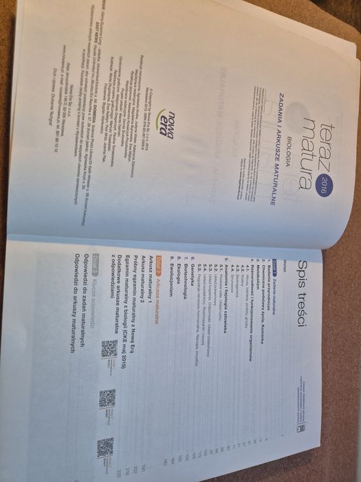 Teraz matura BIOLOGIA 2016