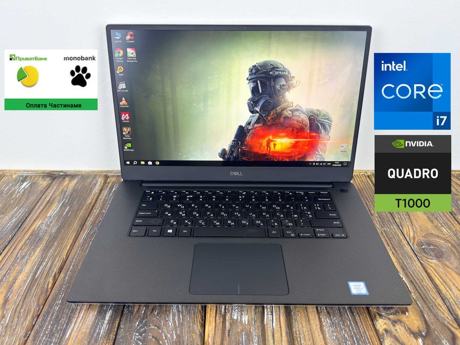 Потужний Ноутбук Для Роботи і Ігор Dell Precision 5540 /Quadro T1000 4 GB