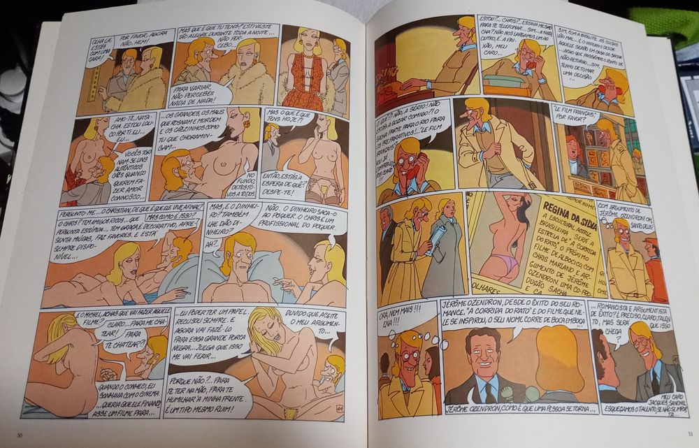 Livro BD A corrida do rato - Lauzier