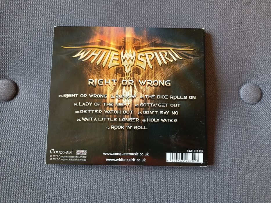 White Spirit - Right Or Wrong/ digipack CD/ hard rock/Heavy Metal