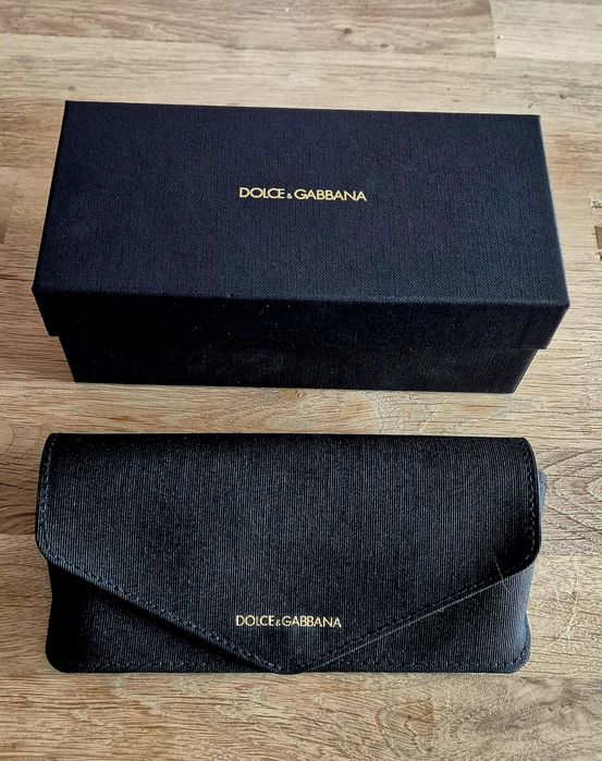 Etui na okulary + pudełko Dolce & Gabbana - nowe