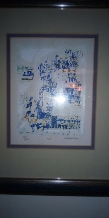 Serigrafia do artista Cargaleiro