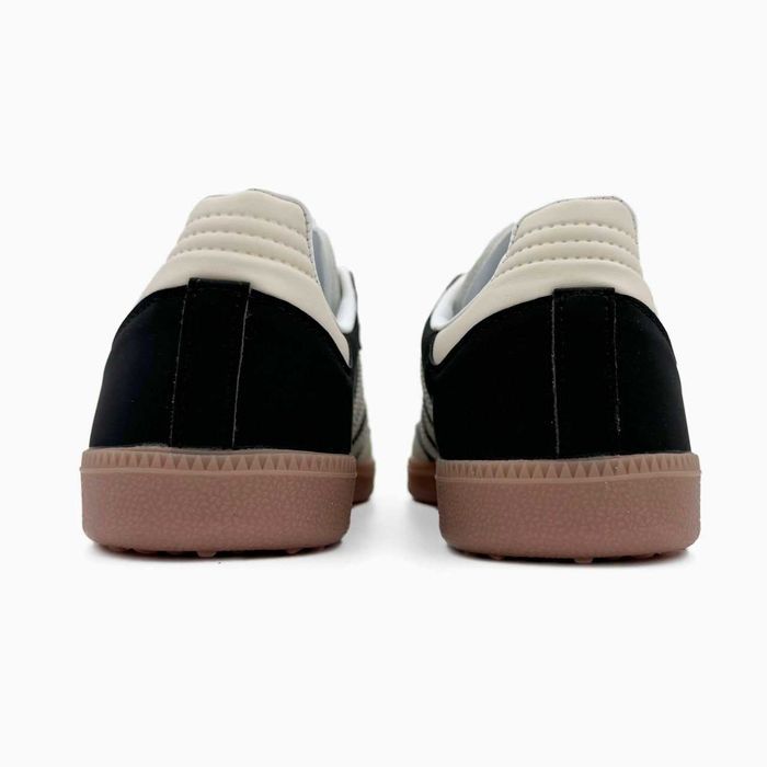 Кросівки Adidas Samba OG Beige/Black Suede premium